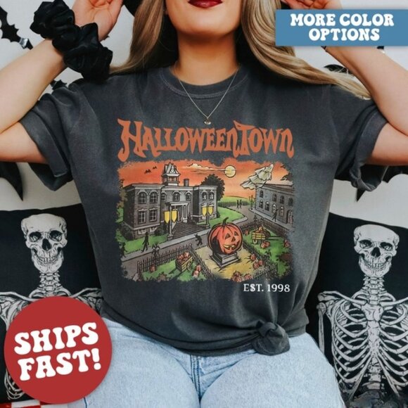 Unbranded Tops - Halloweentown Shirt, Halloweentown University EST 1998